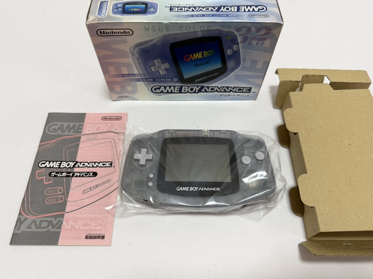 【GBA】ゲームボーイアドバンス□本体□ミルキーブルー□拍卖