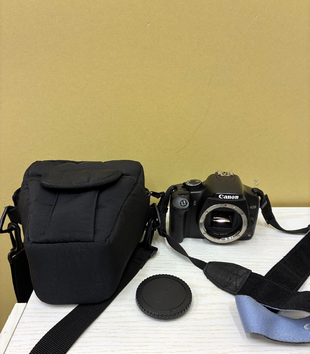 【521_02604】1円~ canon EOS Kiss X2 デジタル一眼レフ ボディのみ 本体 カメラ ケース付き 動作未確認拍卖