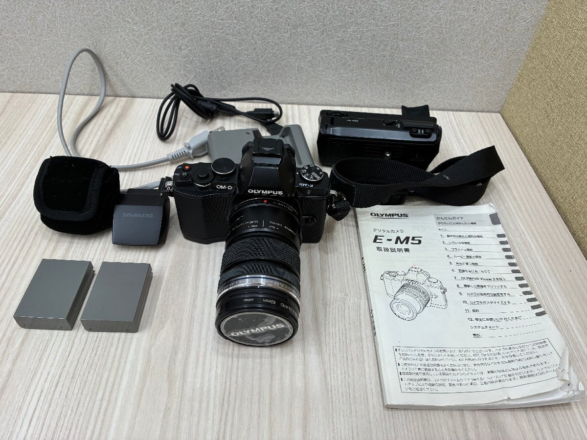 【250_43797】Olympus OM-D EM-5 カメラ一式 動作未確認 80拍卖
