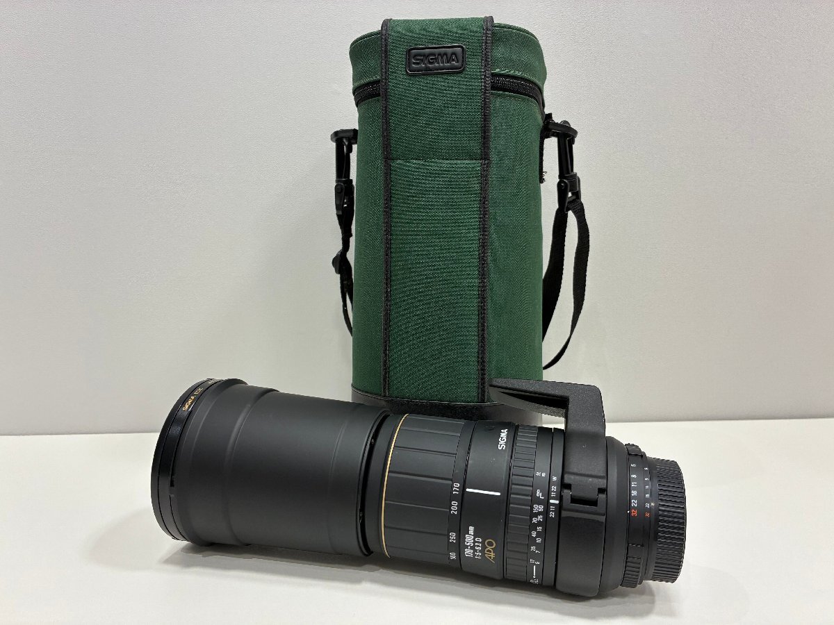 SIGMA APO 170-500mm F5-6.3 D 超望遠ズームレンズ 傷あり 動作未確認 ケース付拍卖