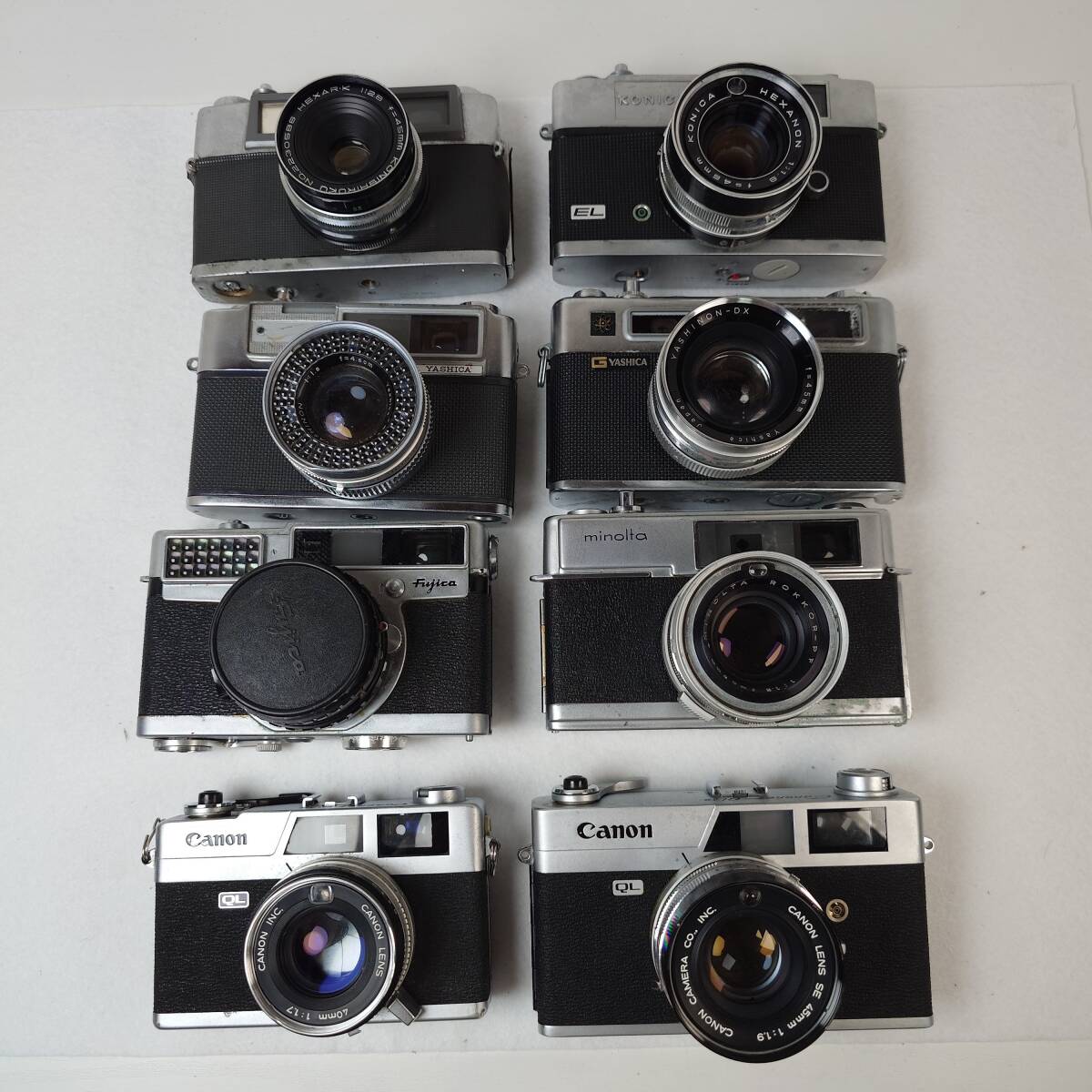 【現状渡し】JANKカメラ レンジファインダー8点 konica yashica 他拍卖