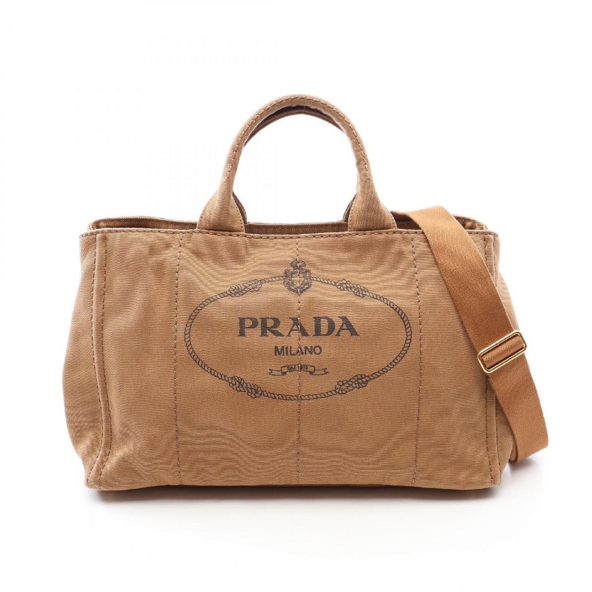 プラダ CANAPA カナパ 2WAY ブランドオフ PRADA キャンバス トートバッグ キャンバス 中古 レディース拍卖