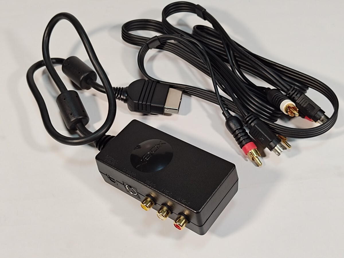 初代Xbox Xbox Advanced AV Pack 純正 S端子ケーブル 動作確認済拍卖
