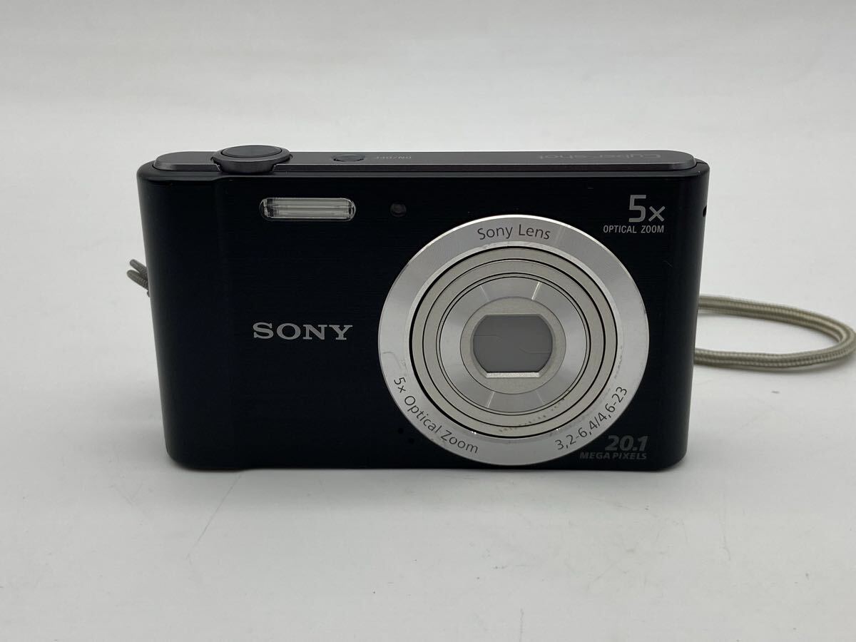 E【500円スタート】SONY Cyber-shot DSC-W800 ブラック コンパクトデジタルカメラ ソニー サイバーショット デジカメ拍卖