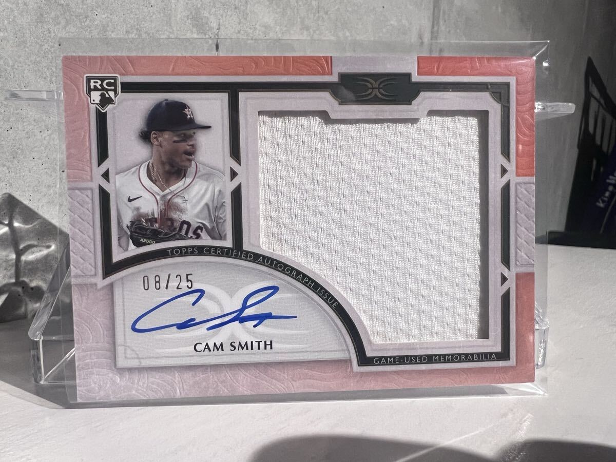 Topps Definitive Collection Cam Smith RC Auto Relic /25 オンカードオート Astros キャム・スミス拍卖
