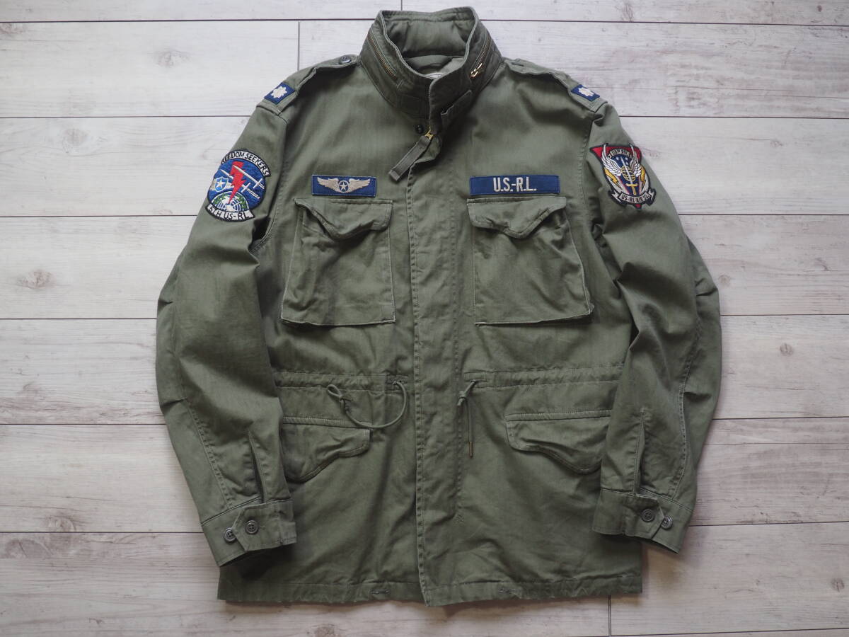 POLO RALPH LAUREN ヘリンボーンツイル M65 フィールドジャケット L HERRINGBONE ICONIC M-65拍卖