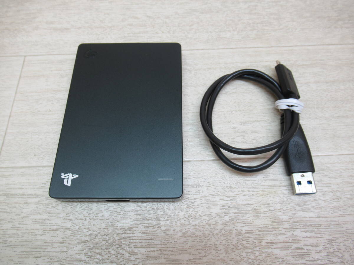 61/Q350★SEAGATE Portable HDD Game Drive for PlayStation 5/PlayStation 4★2TB★ケーブル付★SRD00F1★動作確認済み 中古 現状品拍卖