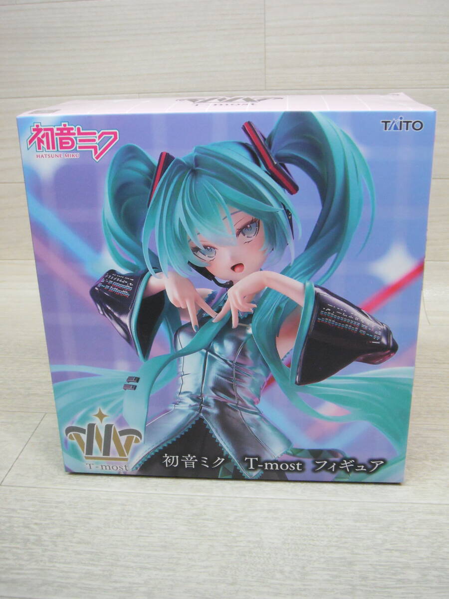 08/H528★初音ミク T-most フィギュア★プライズ★未開封・箱ダメージあり拍卖
