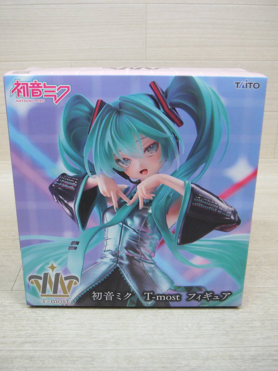 08/H535★初音ミク T-most フィギュア★プライズ★未開封・箱ダメージあり拍卖