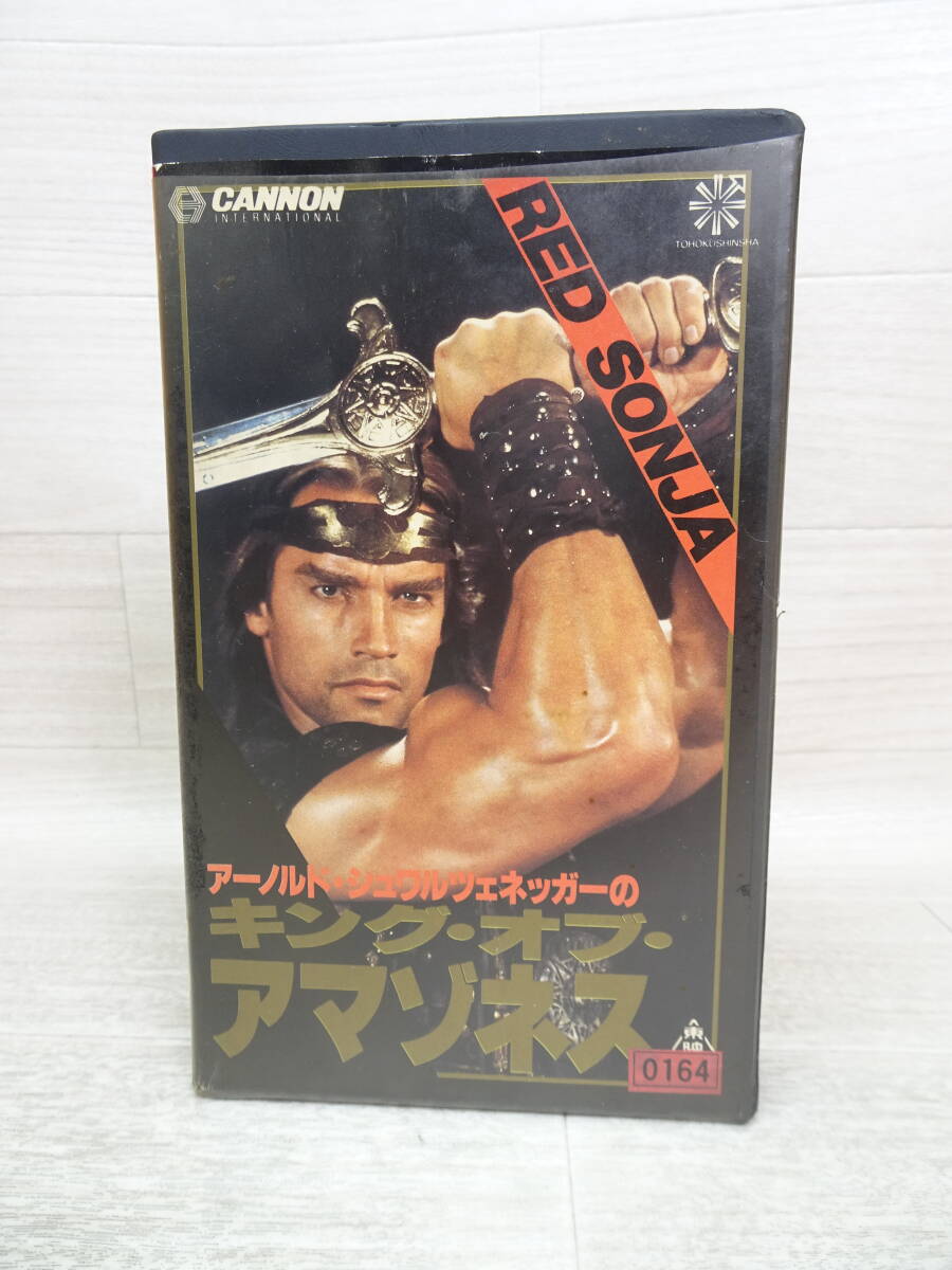 78/Ω420★邦画 VHS ビデオテープ★アーノルド・シュワルツェネッガーのキング・オブ・アマゾネス★レンタルアップVHSビデオ★再生確認済み拍卖