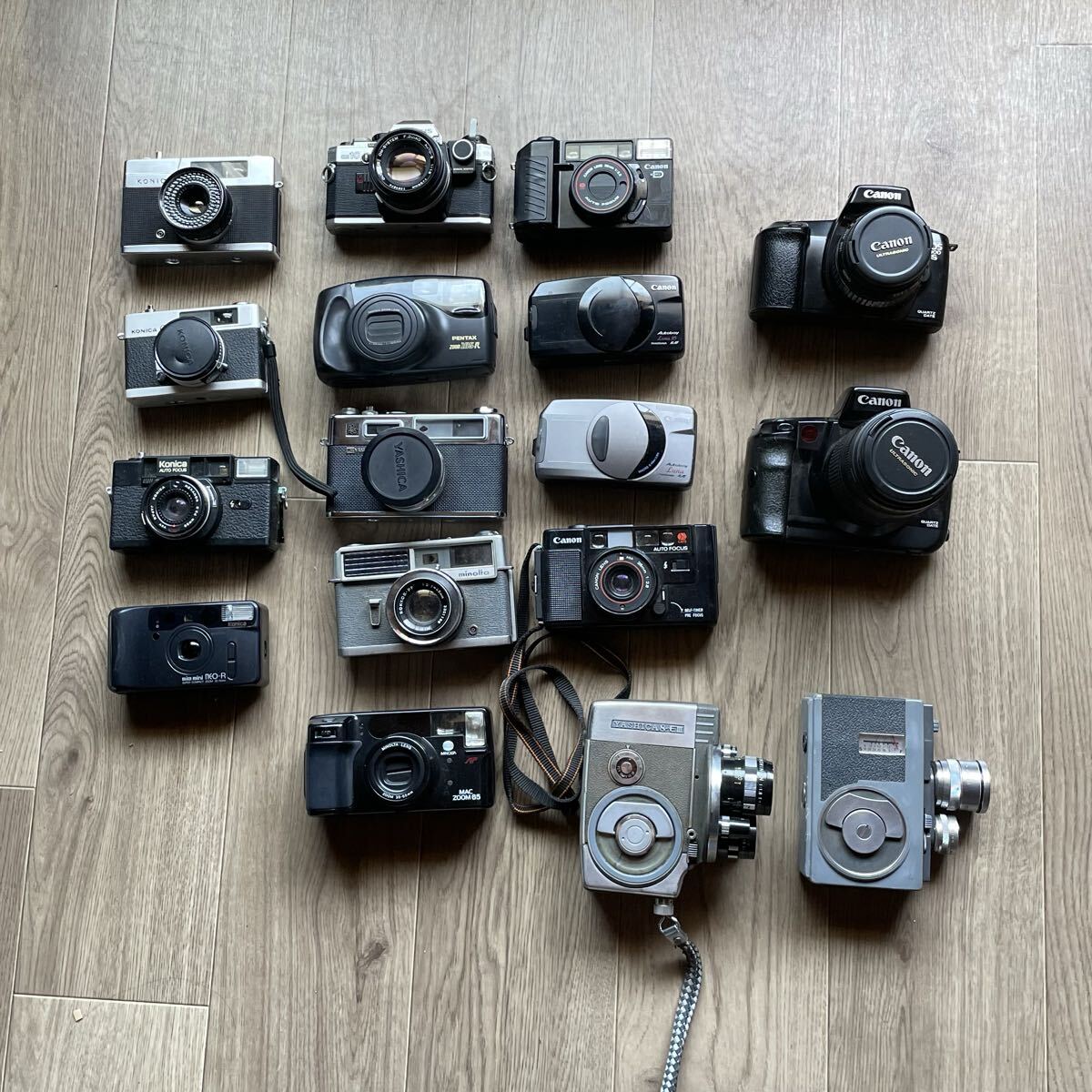 カメラ フィルムカメラ 17点 まとめ ジャンク Canon MINOLTA YASHICA PENTAX OLYMPUS Konica ELMO拍卖