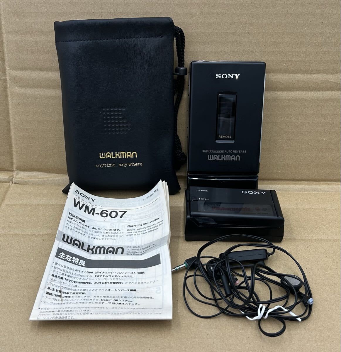 1円スタート SONY ソニー WALKMAN ポータブルカセットプレーヤー WM-607 動作確認未 【804マ8】拍卖