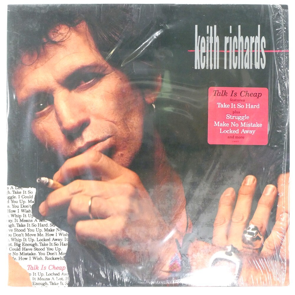 US盤 KEITH RICHARDS TALK IS CHEAP VIRGIN 190973 1LP拍卖