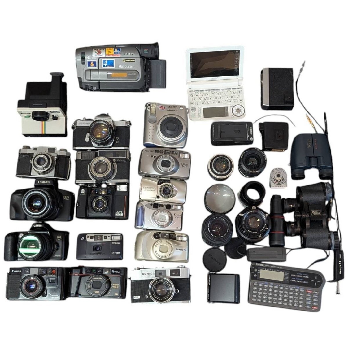 【彦】17台以上! フィルムカメラ まとめ Canon EOS OLYMPUS PENTAX MINOLTA FUJIFILM 大量 セット 部品取り 現状品【3787~5156SY】H7拍卖