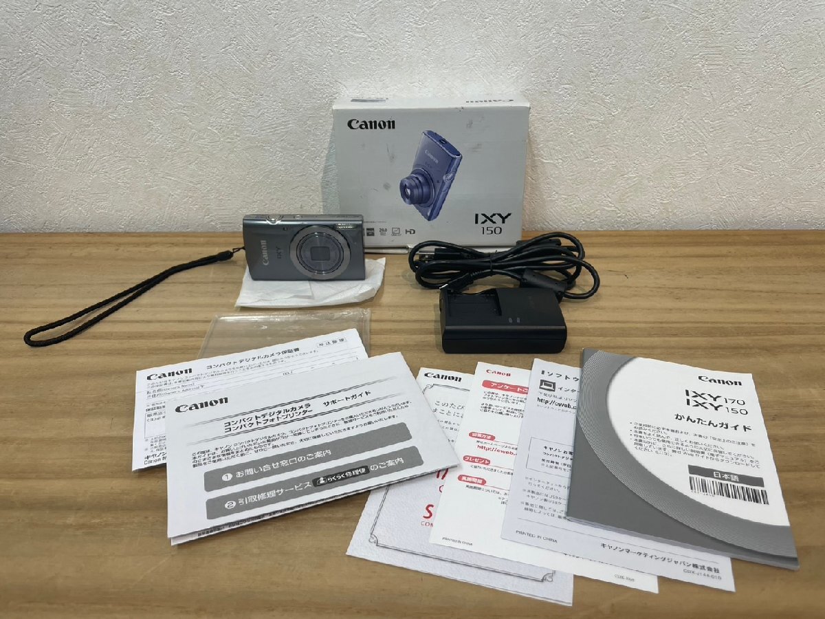 【成】超美品!! Canon IXY 150 キャノン イクシー コンパクトデジタルカメラ CANON ZOOM LENS 5.0-40.0mm 1:3.2-6.9【6577YO】H12拍卖