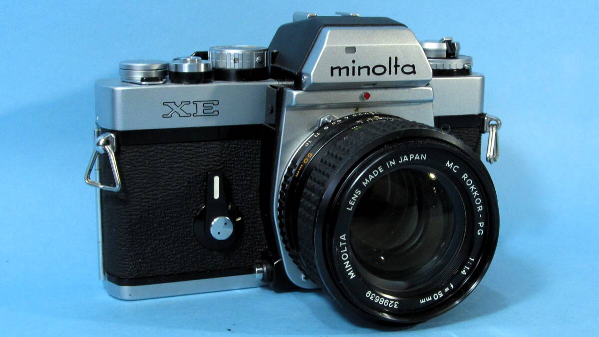 MINOLTA XE 動作良好 MC ROKKOR 50mm F1.4 光学良好拍卖
