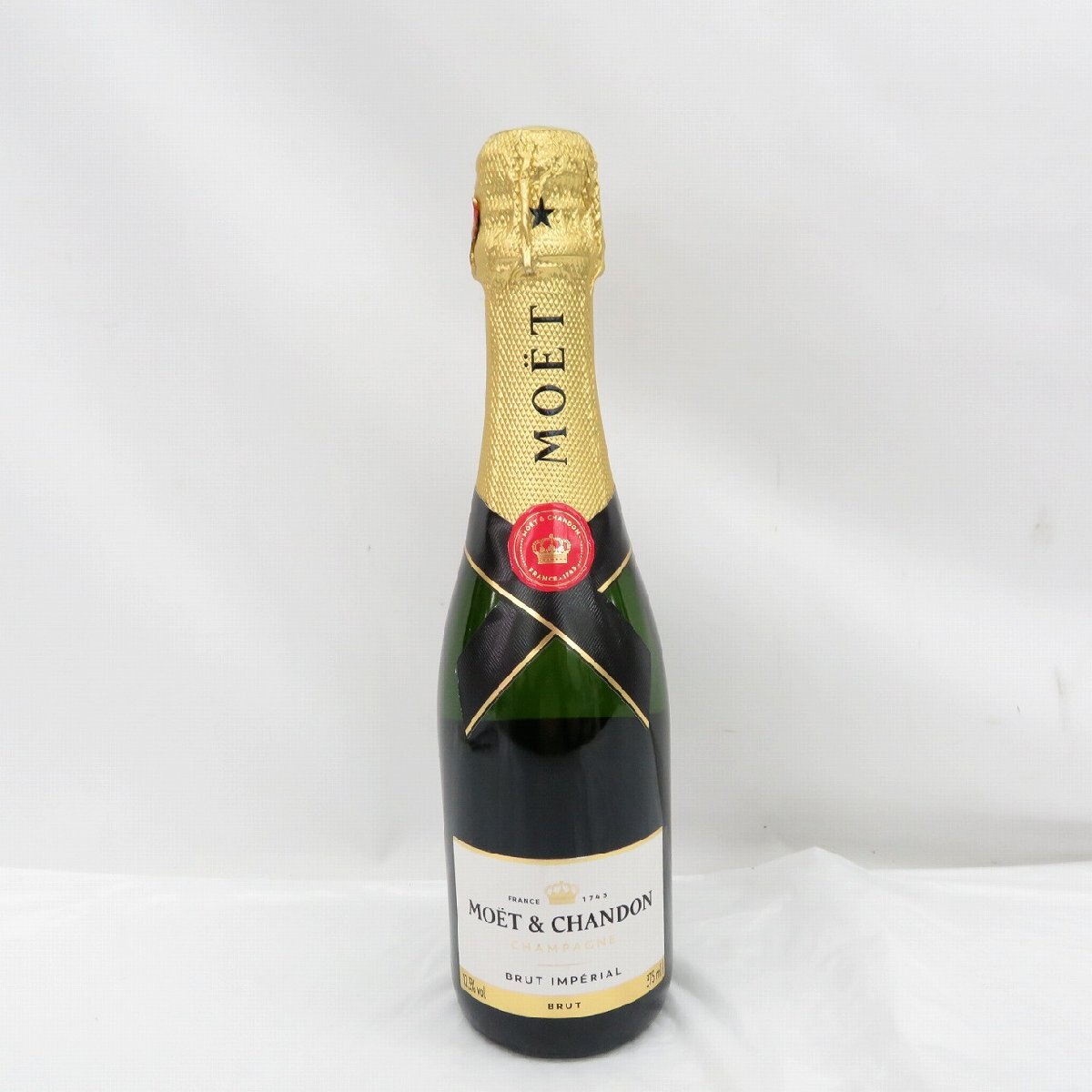 1円~【未開栓】MOET&CHANDON モエ・エ・シャンドン ブリュット アンペリアル ハーフボトル シャンパン 375ml 12.5% 12150764 0812拍卖