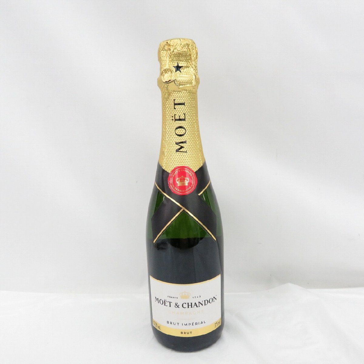 1円~【未開栓】MOET&CHANDON モエ・エ・シャンドン ブリュット アンペリアル ハーフボトル シャンパン 375ml 12.5% 12150746 0812拍卖