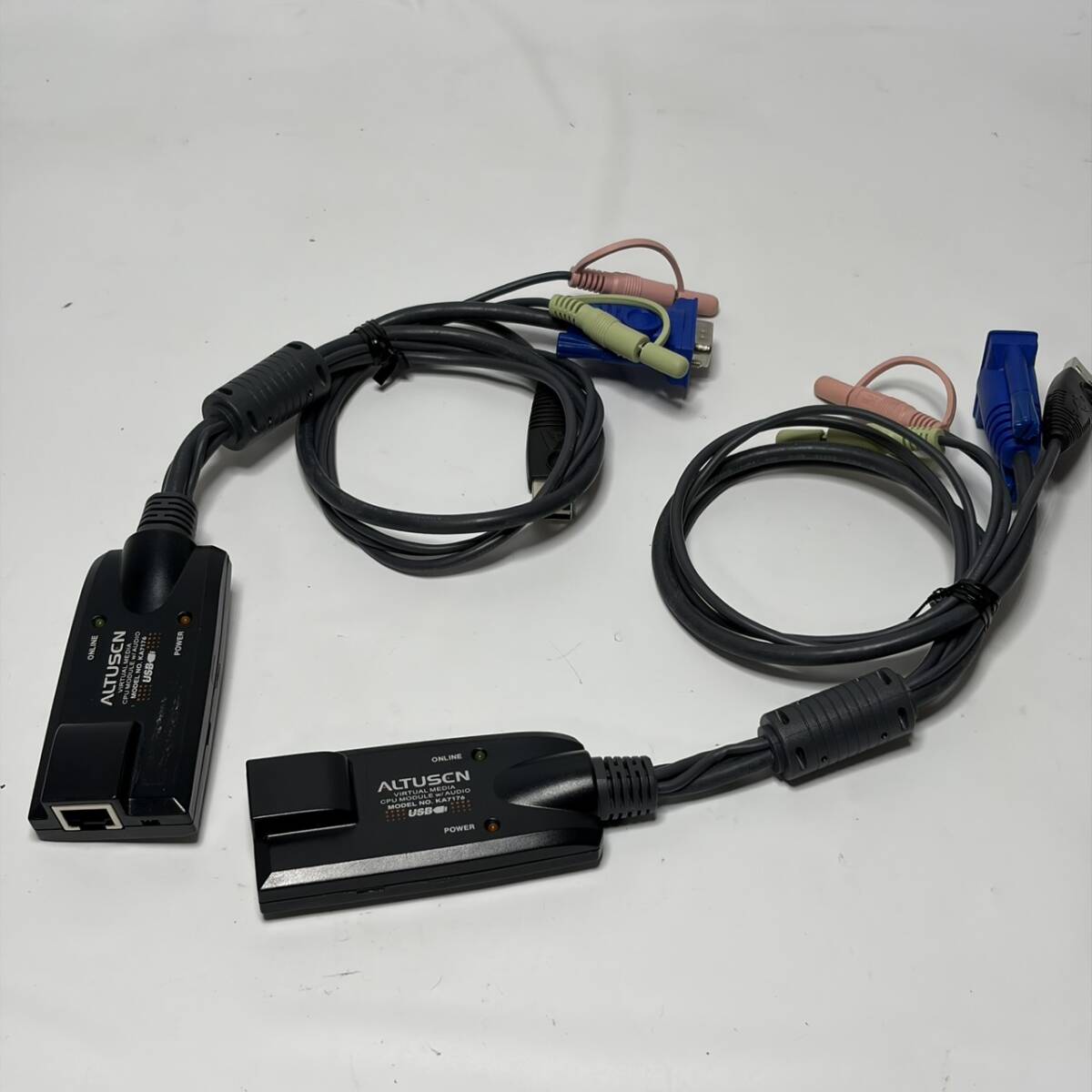 ALTUSEN KA7176 USB VGA/オーディオ コンピューターモジュール 2本 セット ★961拍卖