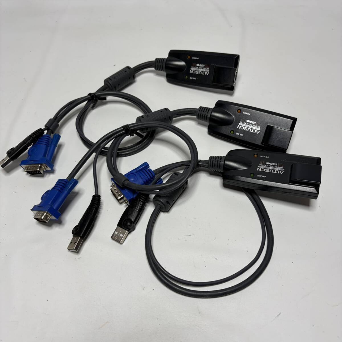 ALTUSEN KA7170 USB VGA/オーディオ コンピューターモジュール 3本 セット ★962拍卖