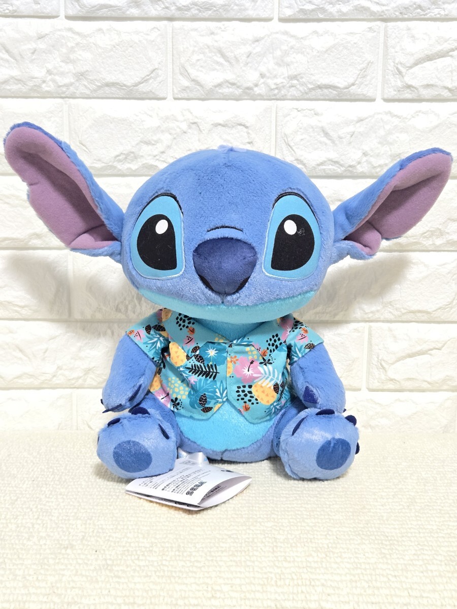 ディズニー スティッチ☆アロハシャツVersion L ぬいぐるみ 新品拍卖