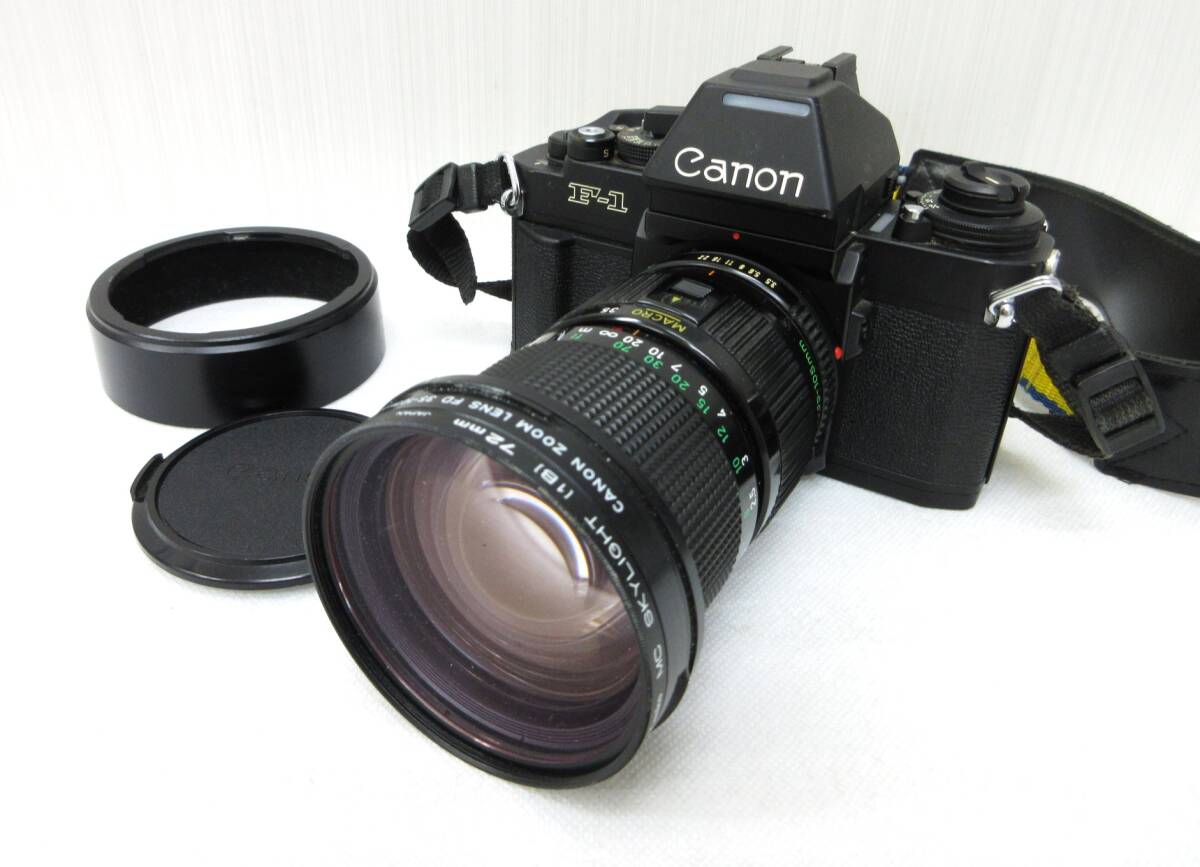 ★O●/ キヤノン フィルム 一眼レフカメラ Canon New F-1 ズームレンズ FD 35-105mm F3.5 拍卖