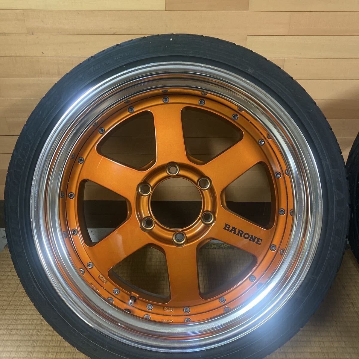 深リムファブレスBARONE RS-6オーバーフェンダーカスタム ハイエース キャラバン拍卖