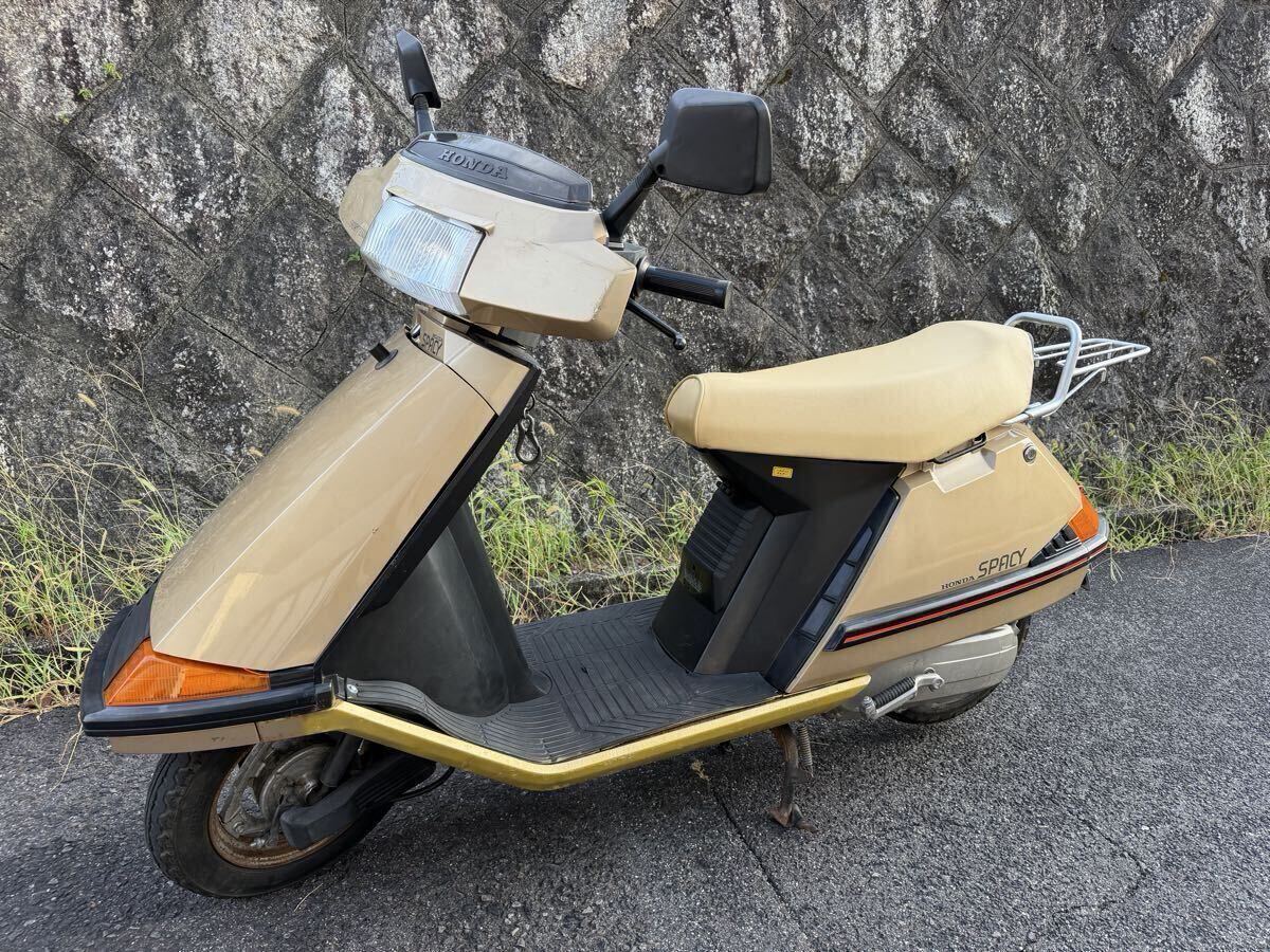 ホンダ スペイシー50 AF02 ベース車両 書あり エンジン始動確認済み 綺麗 マニア 現状車両 人気 レア 拍卖