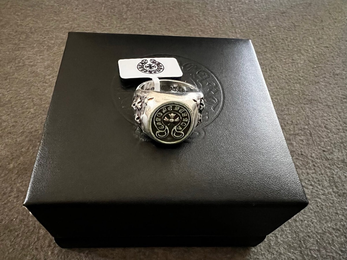 Chrome Hearts(クロムハーツ) シルバー925 指輪 内直径19mm リング クロス アクセサリー 男女兼用拍卖