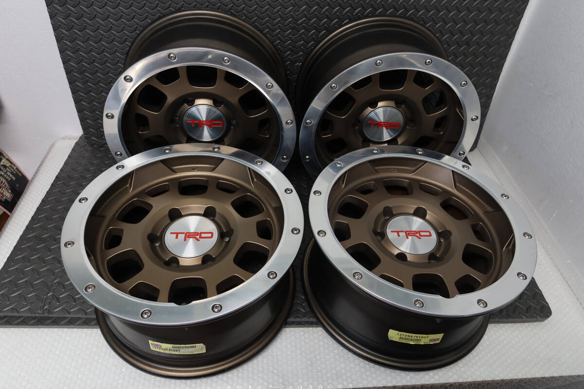 TRDホイール 4本 16x7.5j PCD139.7 6穴 ハイラックスサーフ タコマ FJクルーザー 拍卖