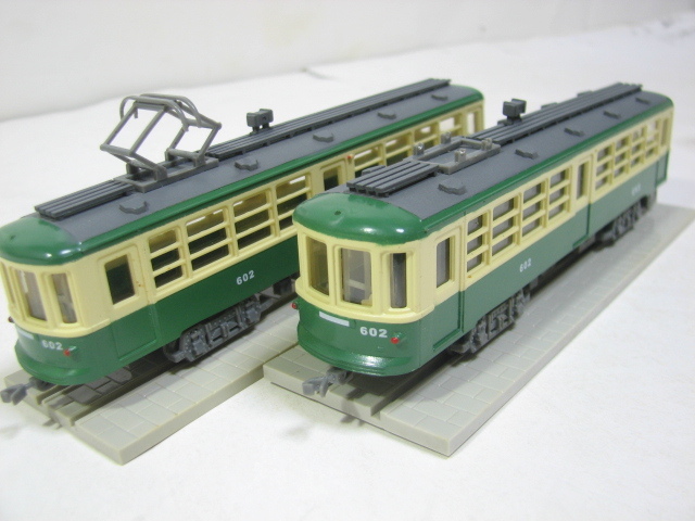 HOサイズ 江ノ電600形 街の風物詩 路面電車 同一2点 一部欠損あり拍卖