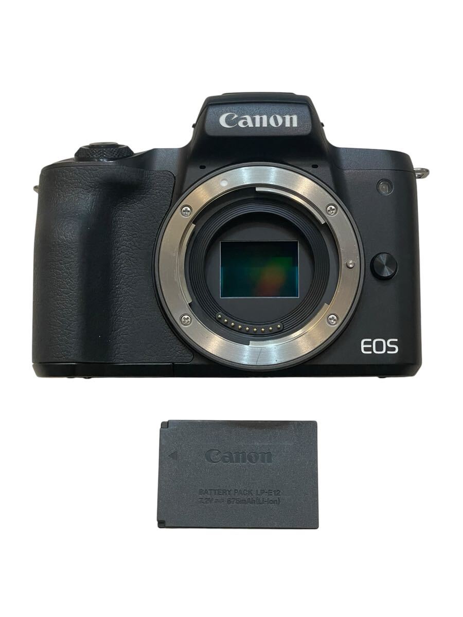 Canon EOS Kiss M ブラック キャノン 一眼 デジタルカメラ バッテリー付き 動作確認済み 美品拍卖