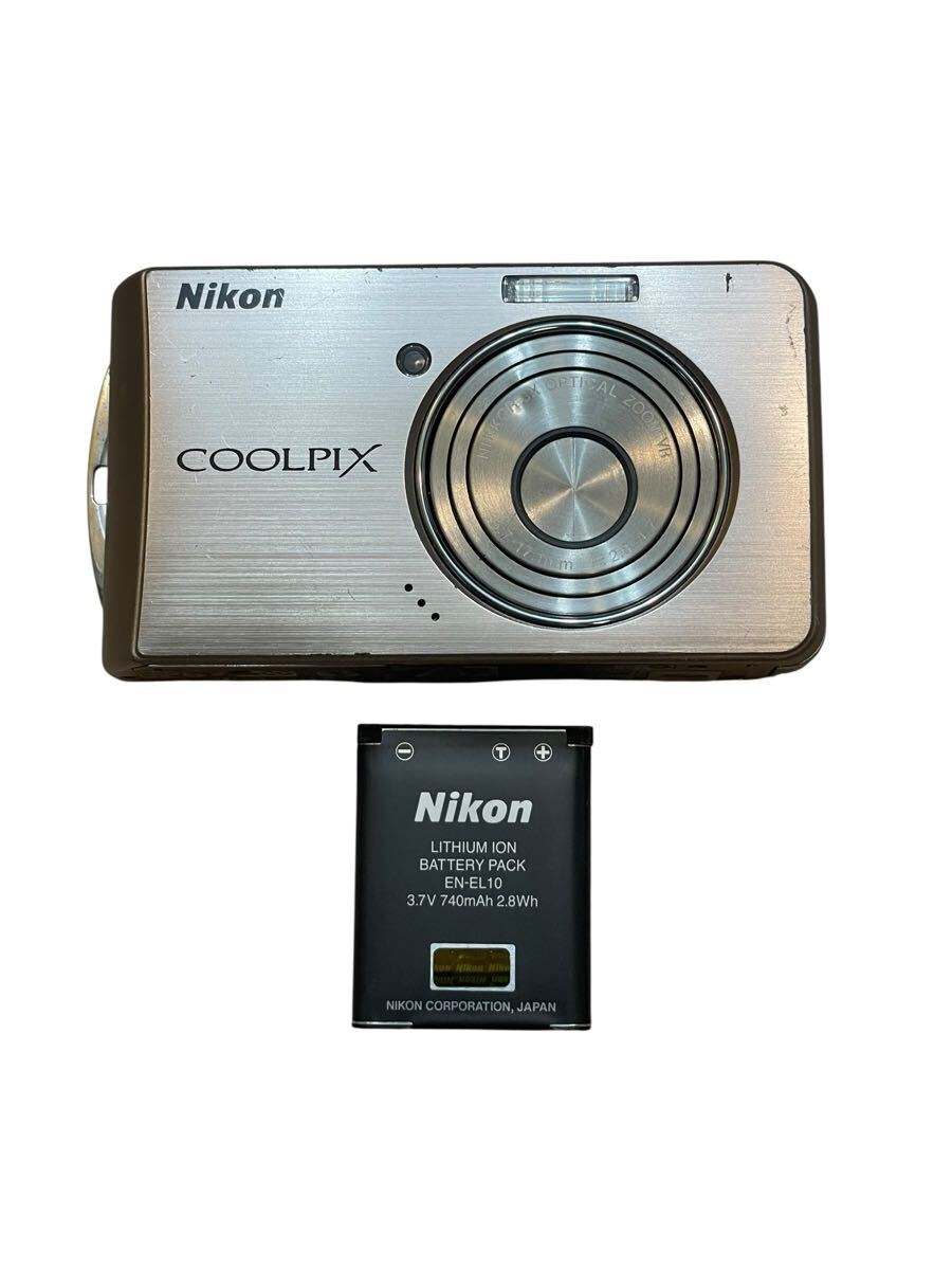 Nikon COOLPIX S520 ライトブロンズ ニコン コンパクトデジタルカメラ バッテリー付き 拍卖