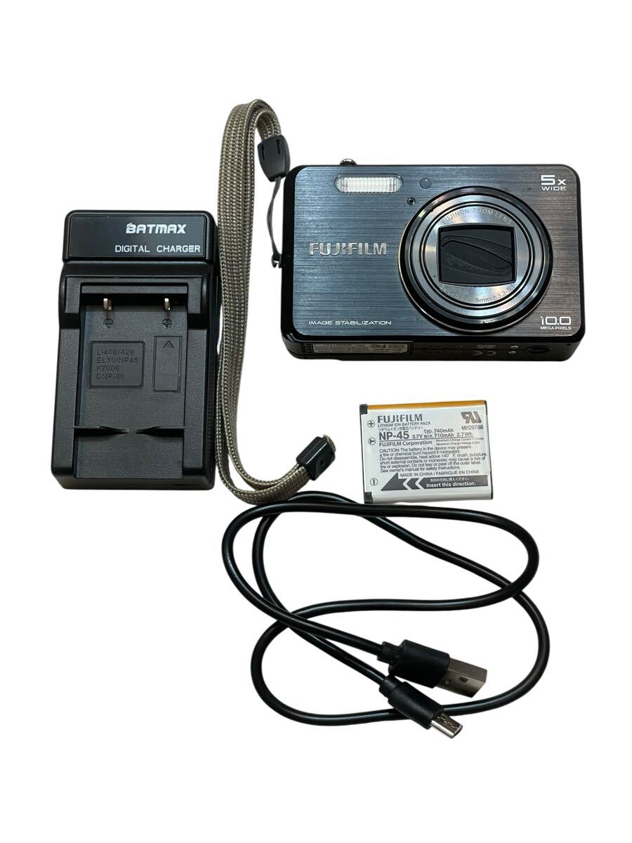 FUJIFILM FinePix J250 ブラック 富士フィルム コンパクトデジタルカメラ バッテリー付き 動作確認済み拍卖