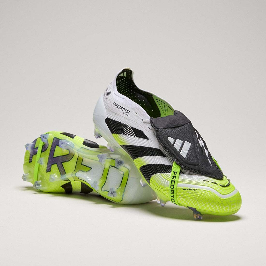 ・スピード発送 新品未使用 adidas Predator Elite FT FG トップモデル サッカースパイク JI1092(White/Black/Lemon)27.0CM拍卖