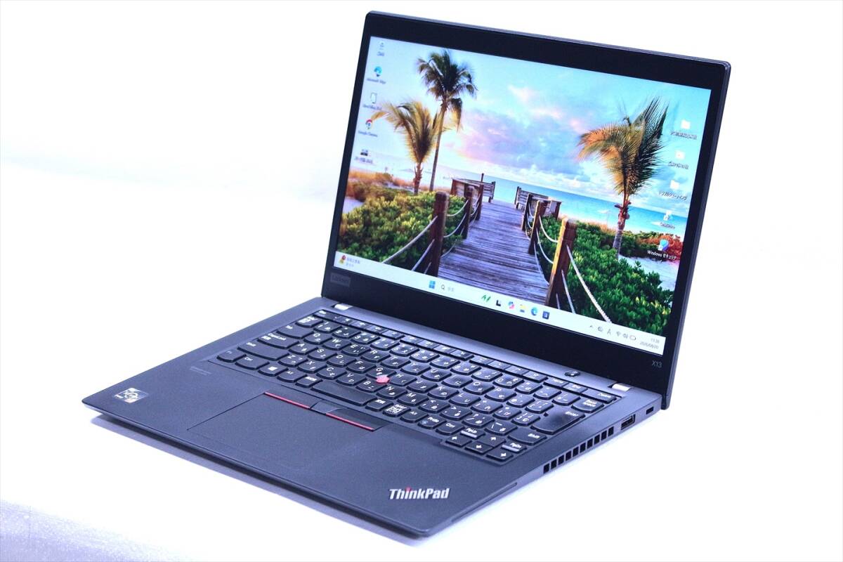 即配T バッテリー良 2021年薄型Ryzen5モデル ThinkPad X13 Gen1 Ryzen5 PRO 4650U 8G 256G 13.3FHD Wi-Fi6 Office Win11 BAA評価拍卖