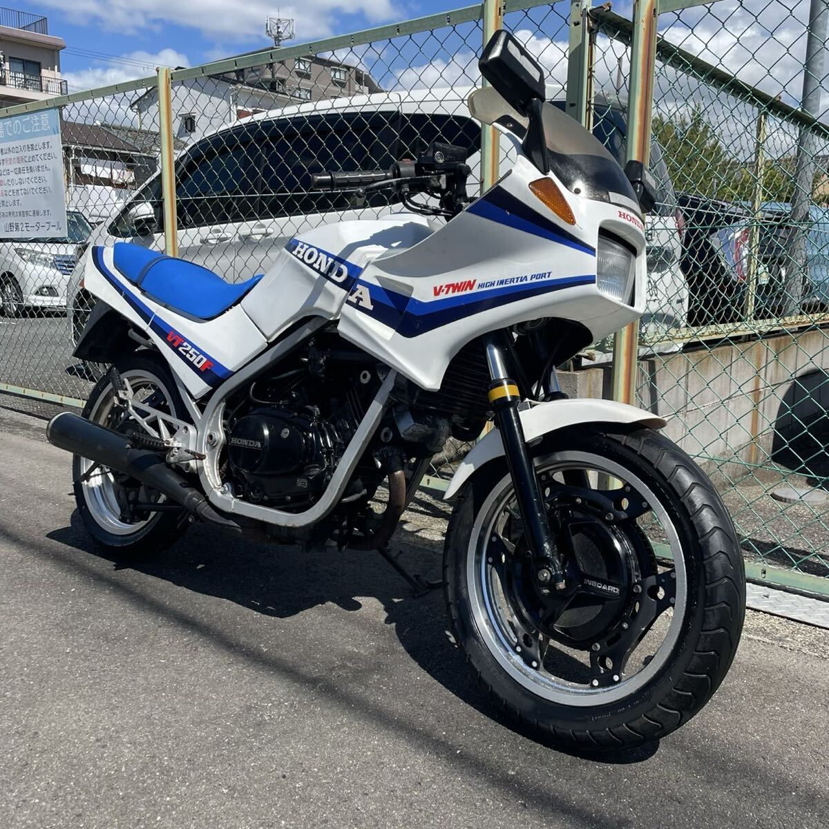 ホンダ VT250F MC08 1985年青/白ノーマル 15563km 実働書付 全国配送 検)CBR250R FZR250 フェザー250 GSX-R250R GPZ ZXR GSX250S CBX ZeaL拍卖