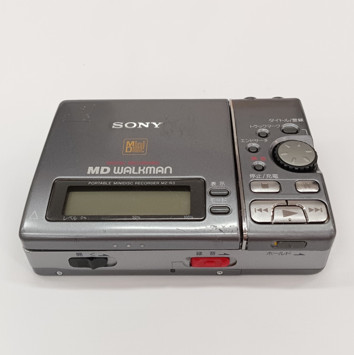 リユース SONY MDウォークマン MZ-R3 ポータブルMDレコーダー 通電確認済 1円スタート拍卖