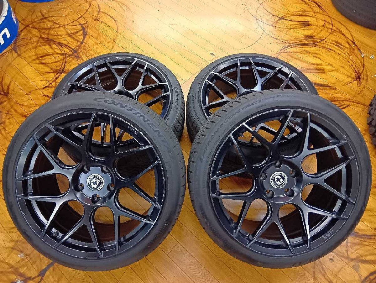 0600128027 HRE P40/コンチネンタル19インチ4本セット PCD120 軽量 BMW M2に使用 川越拍卖