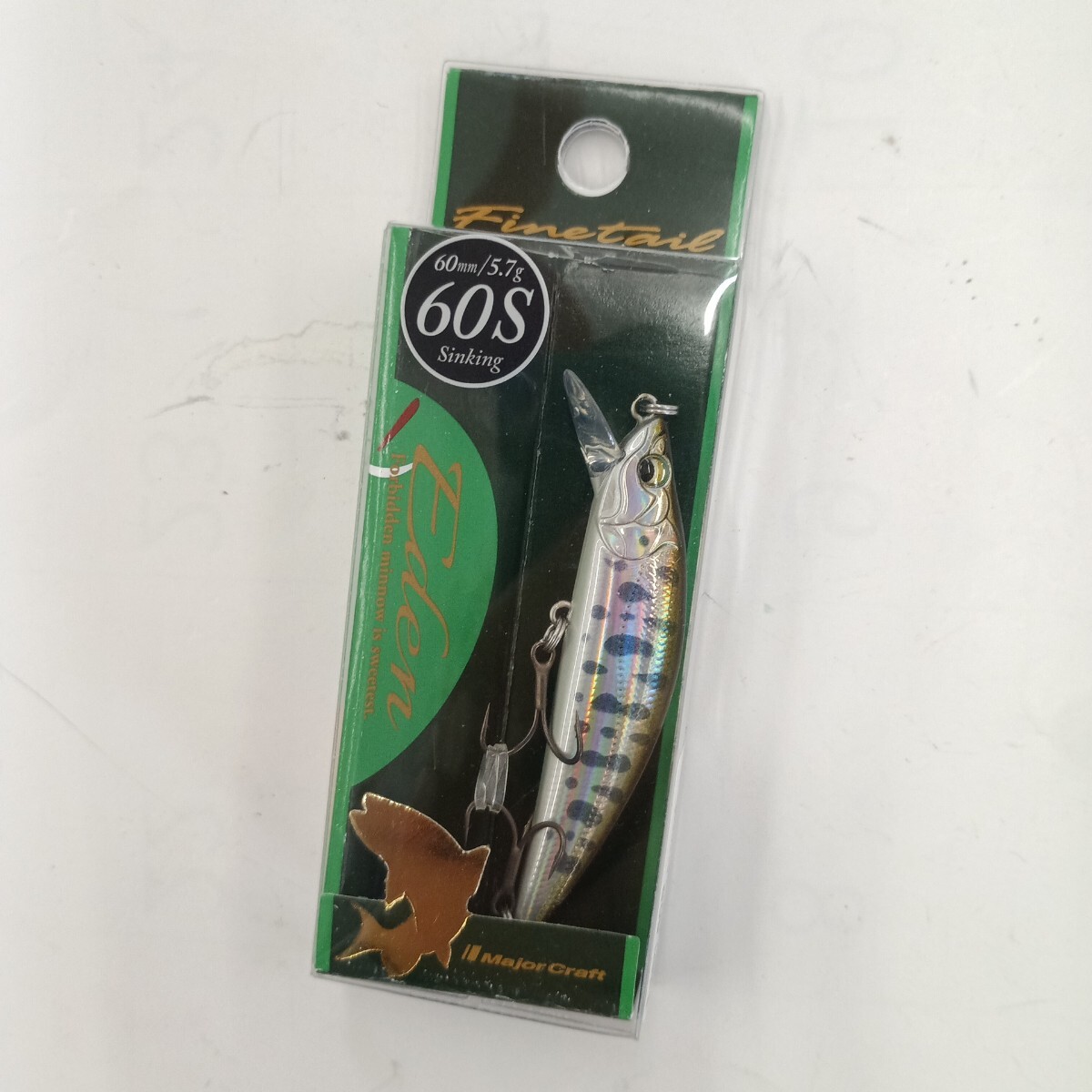 新品 メジャークラフト ファインテール エデン 60S レーザーヤマメ majorcraft Eden シンキングミノー トラウト 拍卖