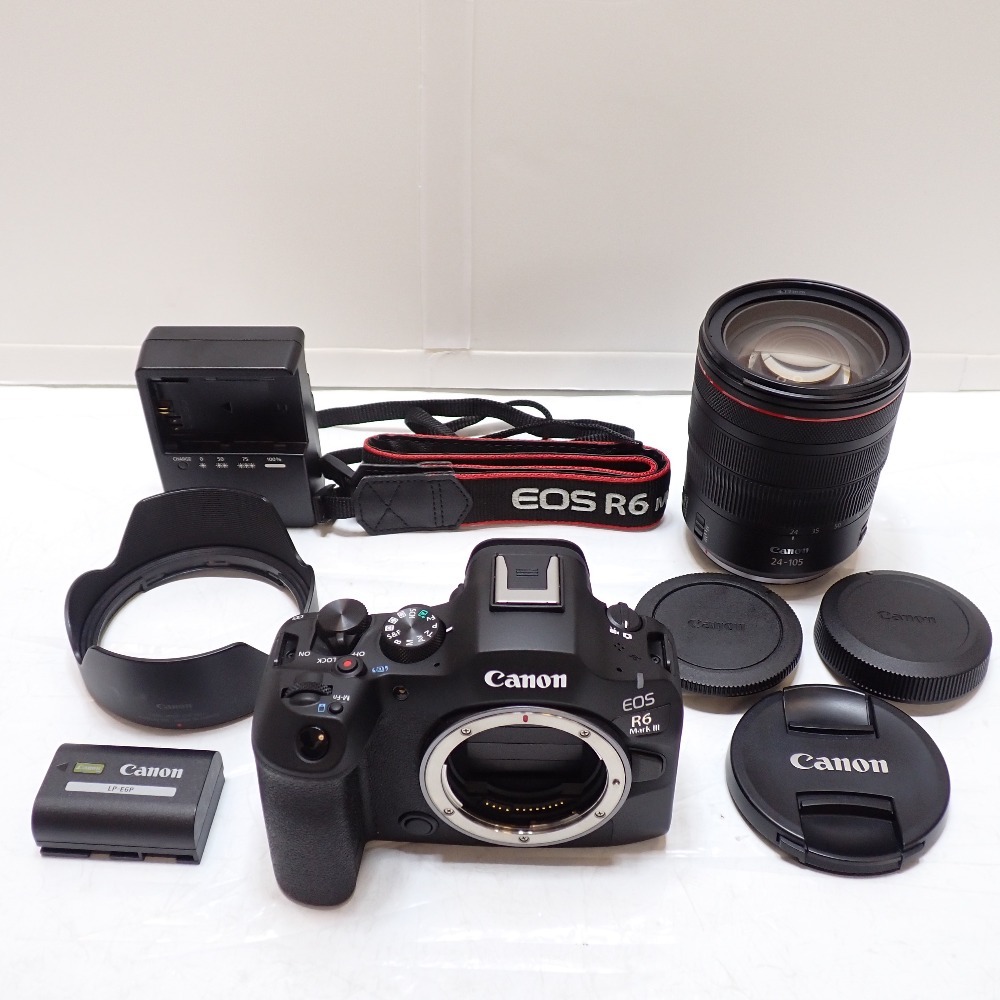 Th703801 キャノン デジタルカメラ ミラーレスカメラ EOS R6 Mark III RF24-105L IS USM レンズキット canon 美品・中古拍卖