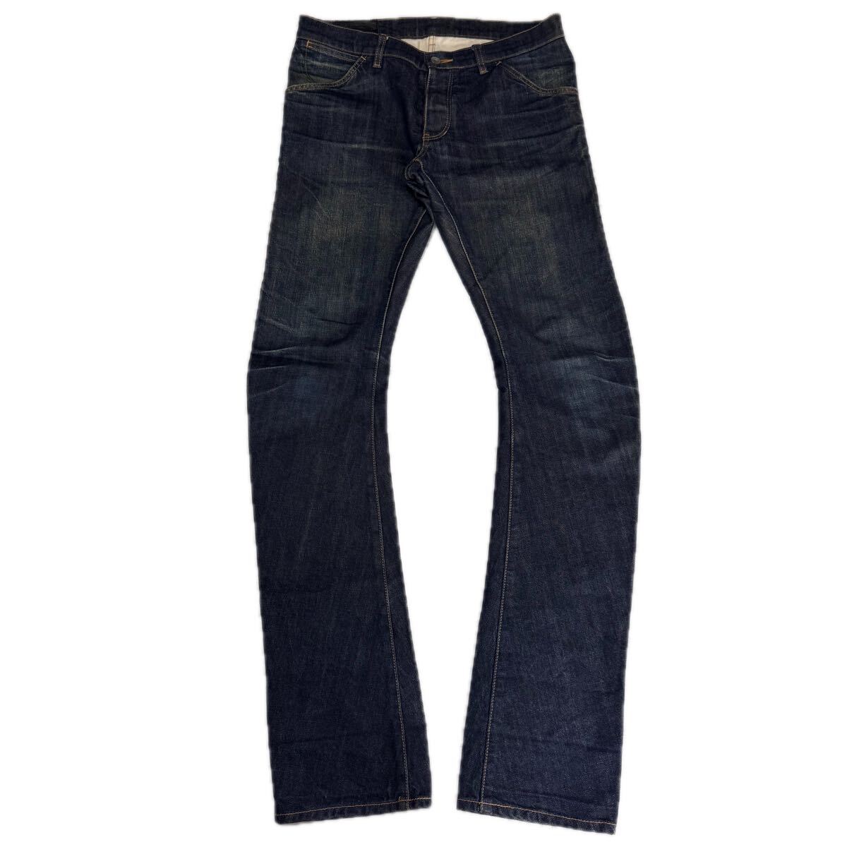 トレンド【attachment アタッチメント【商品名】AP12-212 archive/カーブデニム バナナパンツ/デニム パンツ拍卖