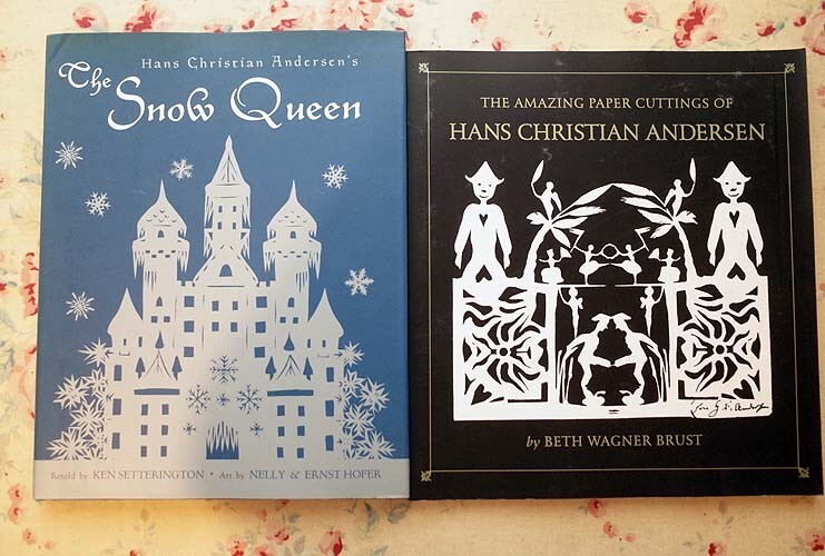 22862/洋書 Amazing Paper Cuttings of Hans Christian Andersen ハンス クリスチャン アンデルセン切り絵作品集 他 2冊セット Snow Queen拍卖