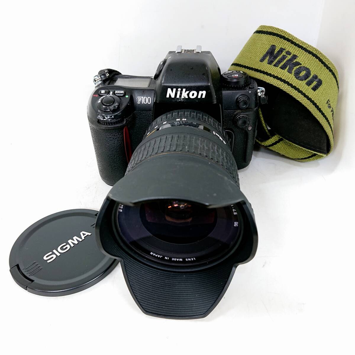 ◎ニコン◎Nikon F100 便利な乾電池仕様 / SIGMA ZOOM EX 20-40mm DG 通電確認済 中古現状 即発送拍卖
