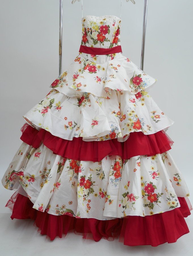 cherry★d1954dr★ブライダル フェア★ドレスフェア★カラードレス 単品★コンサート カラオケ 演奏会 フォトウエディング【中古品】拍卖