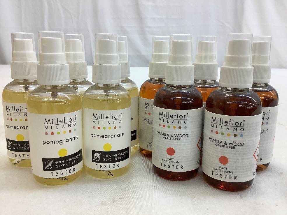 ⑧ Millefiori ホームスプレーまとめ/ボメグラネイト5本/バニラ&ウッド5本/テスター 現状品/ACB 中古品拍卖
