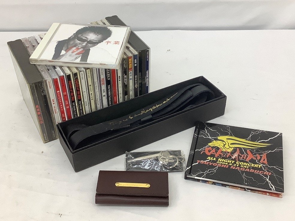 長渕剛CD グッズまとめ/LIVE ’89/卒業/俺たちのニライカナイ他 再生未確認 現状品/ACB ジャンク品拍卖
