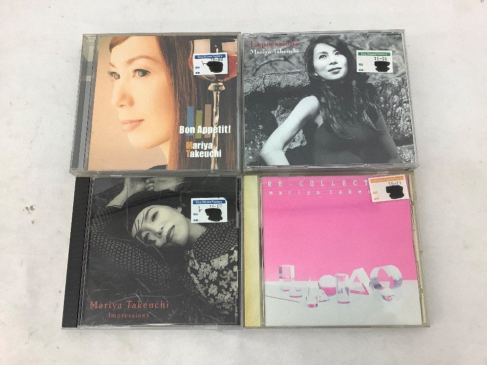 竹内まりやCDまとめ/RE-COLLECTION/Expressions他 再生未確認 ラベル付着/現状品/ACB ジャンク品拍卖