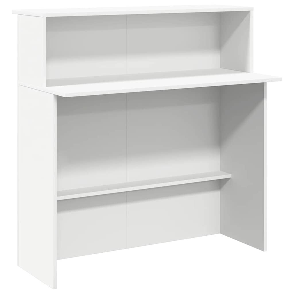 ☆新品☆vidaXL 受付デスク ホワイト 100x50x103,5 cm エンジニアードウッド拍卖