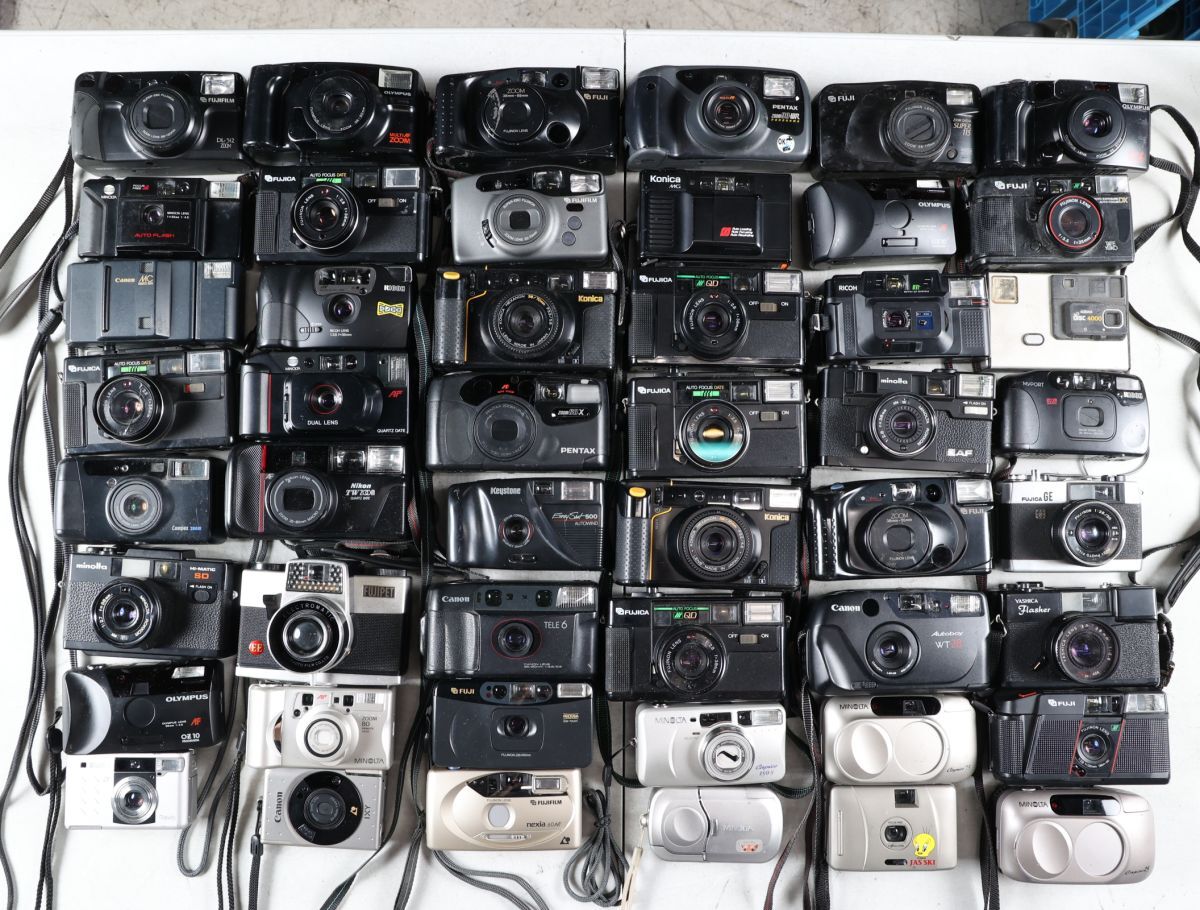 00424 48点まとめ Canon Nikon OLYMPUS MINOLTA Konica 他 コンパクトカメラ まとめ まとめて 大量セット 送料1500円拍卖
